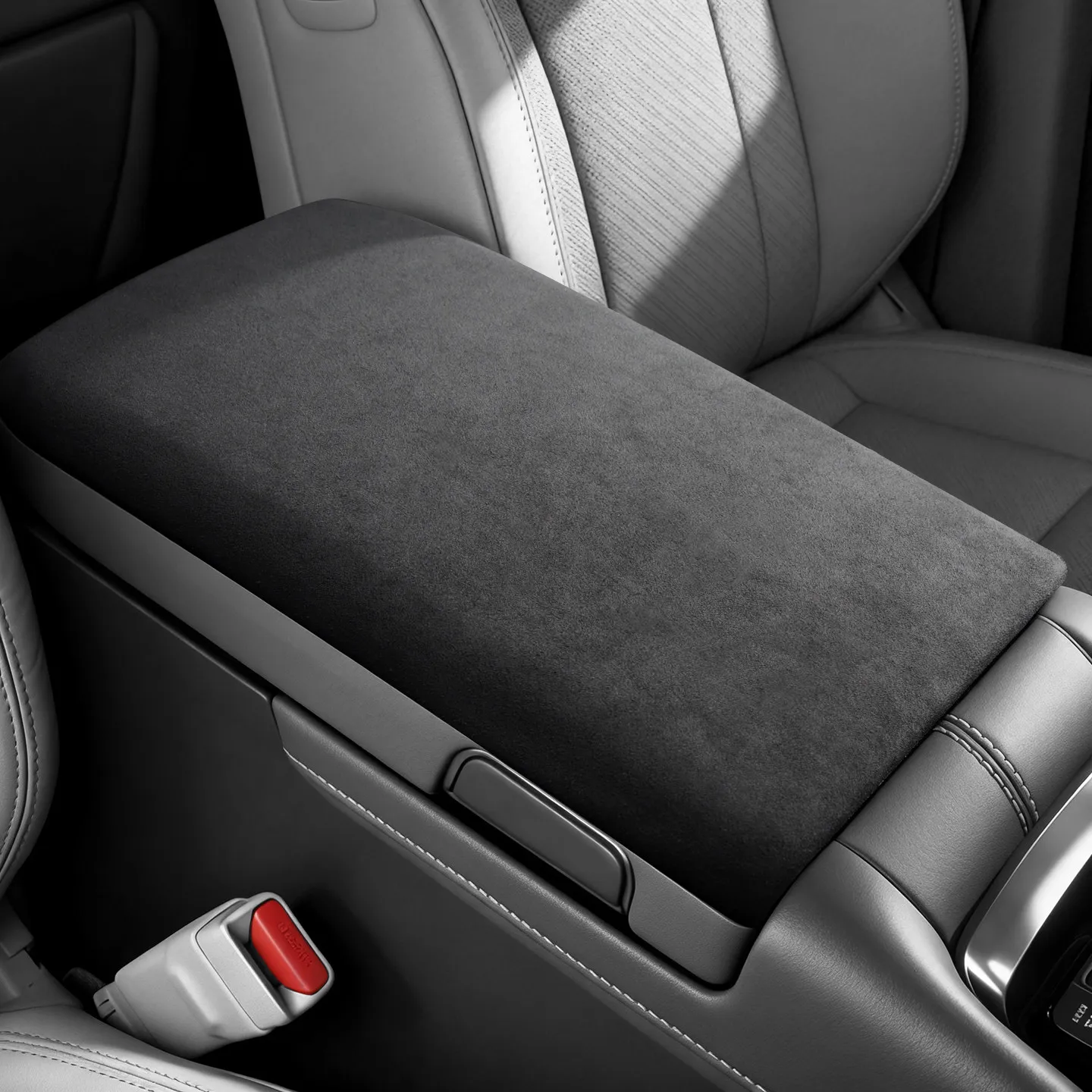 For Toyota Alphard Vellfire 2024 ABS Central Control Armrest Box Protective Cover Sticker
