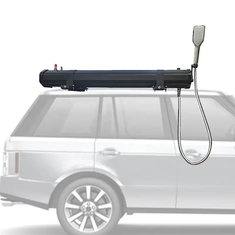 30L Car Roof Extended Pressurized Road Shower Water Tank Solar Heated Off-road  On Top of Your