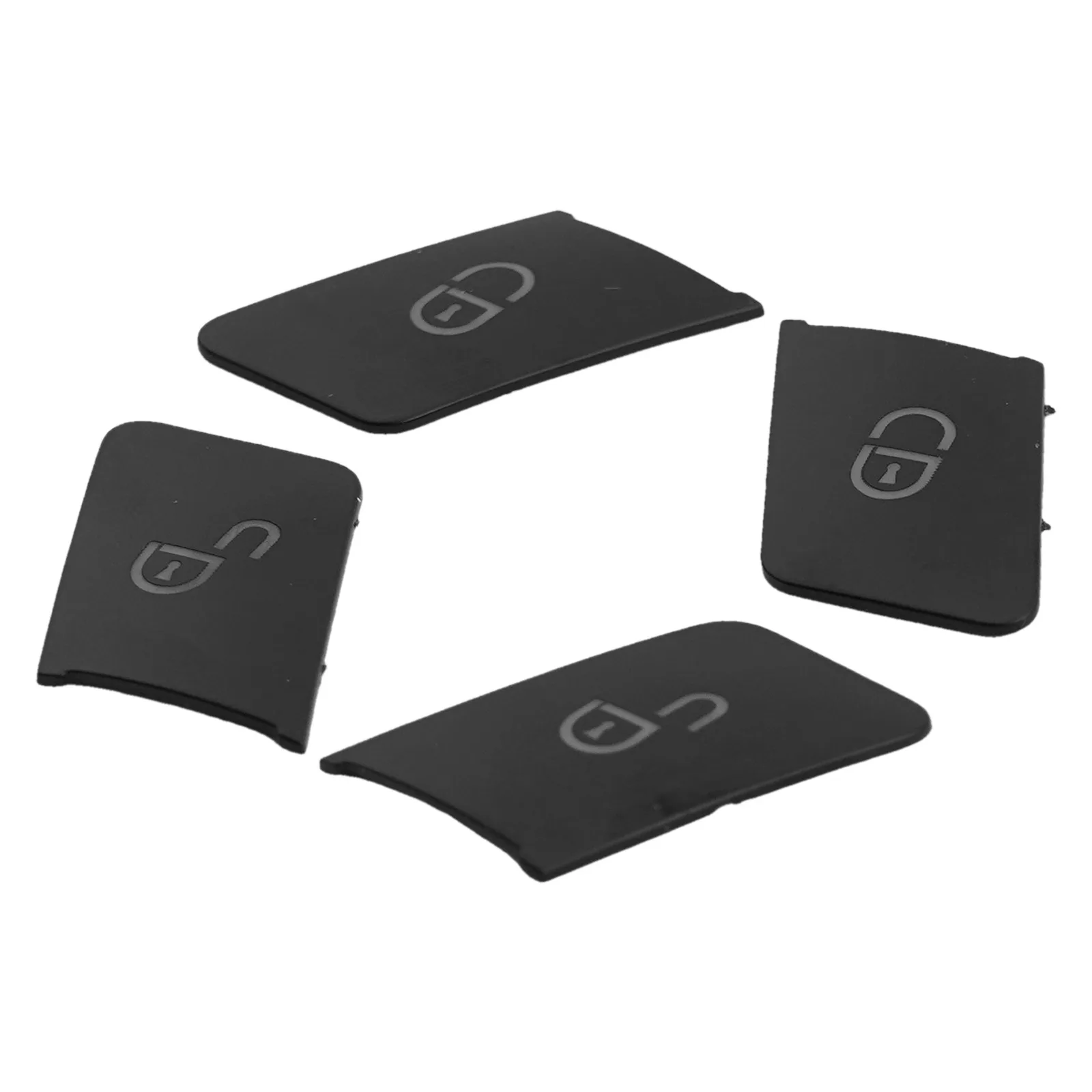 4pcs/set Car Door Lock Unlock-Switch Button Cover For Mercedes For Benz C E Class W204 W212 Car Accessory