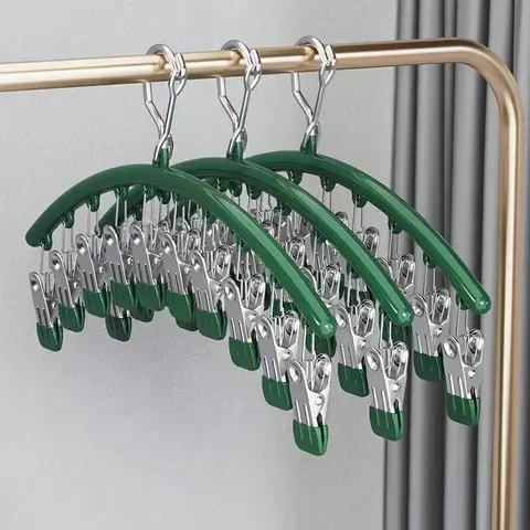 건조 랙 양말 클립 야외 건조 랙 방풍 딥 플라스틱 클립 건조 랙 딥 플라스틱 코트 랙 가정용 미끄럼 방지 재킷 Best5