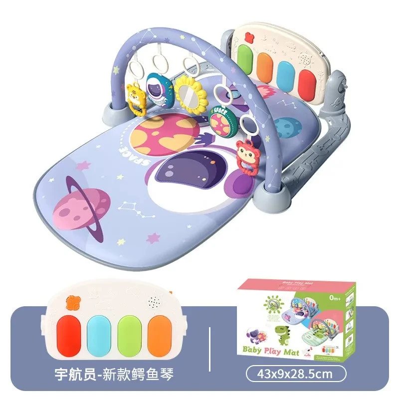 Baby Fitness Frame Floor Mat Newborn Piano Crawling Blanket Pedal Children Play Mat Rack Crawling Blanket Infant Play Rug Gifts