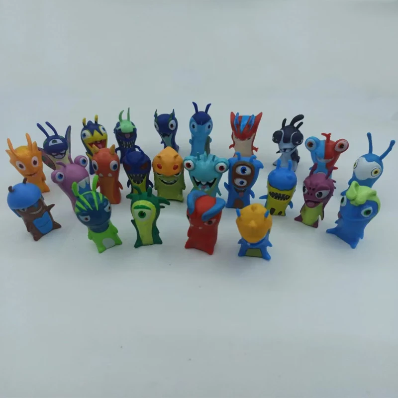 24-teiliges Slugterra Magic Slug Beast Monster Anime-Figuren-Set, Niedliche Cartoon-Elfen-Charaktermodelle, Schreibtisch-Deko & Geschenkidee – Detail 3