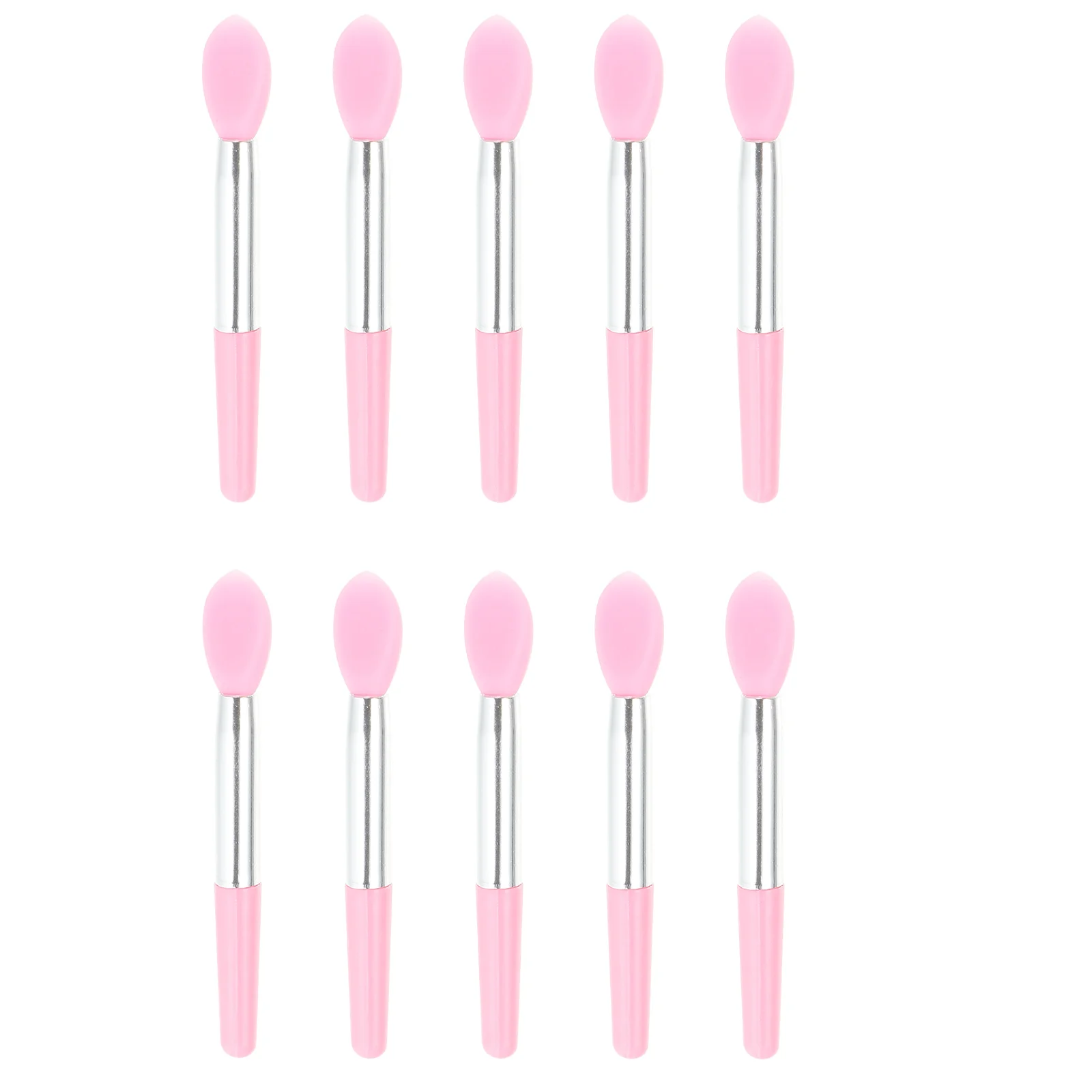 10 Pcs Make up Sponges Lip Mask Spoon Lipstick Brush Makeup Tool Eyeshadow