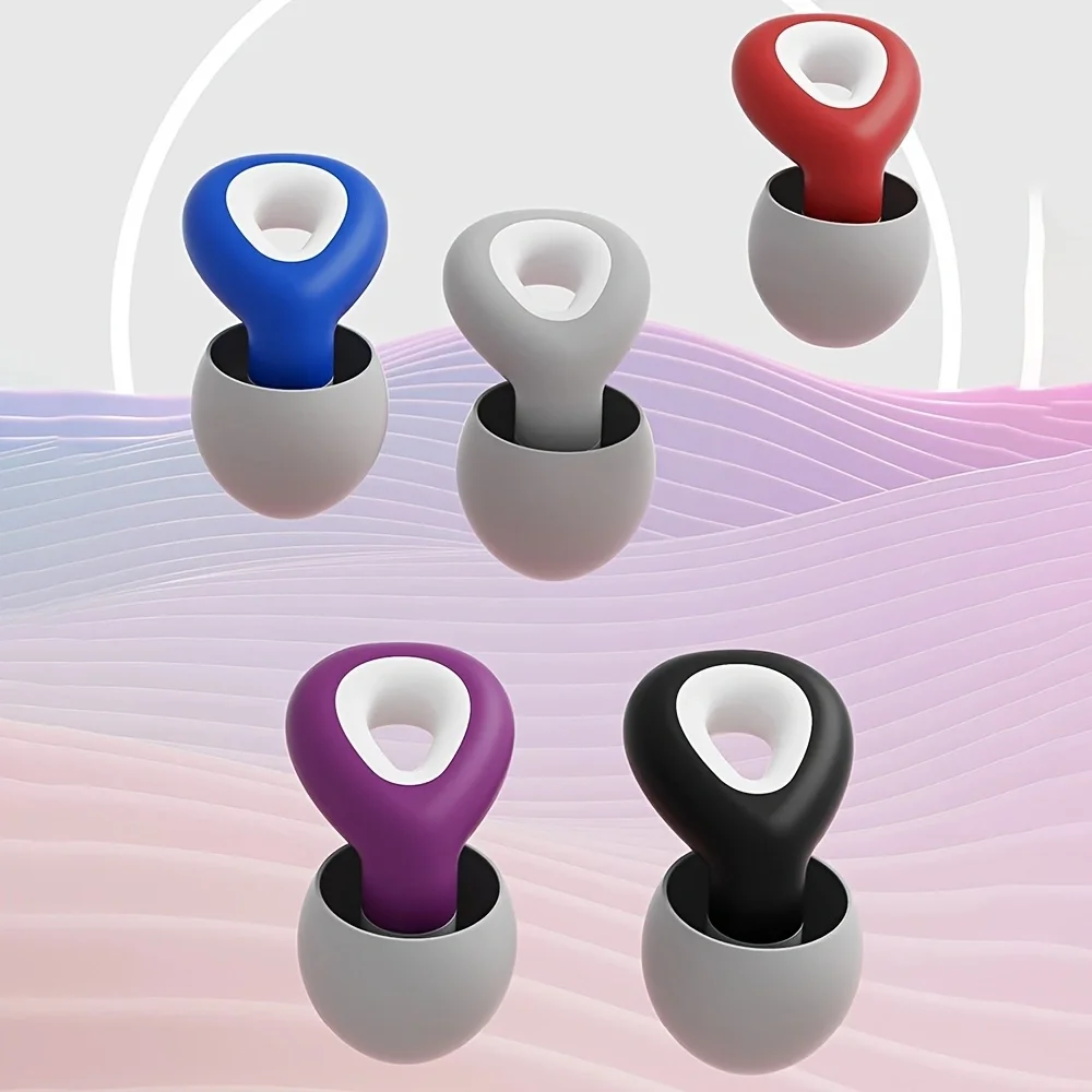 6 almohadillas para los oídos en tapones para los oídos S/M/L para reducción de ruido: protección auditiva súper suave y reutilizable para dormir, nadar, trabajar