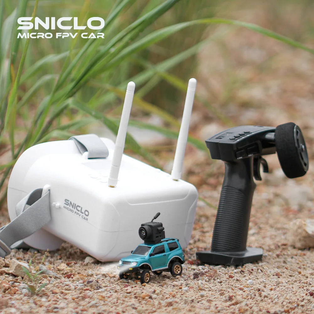 Sniclo 1:64 Wireless Immersive Fpv Remote Control Car Rc Four-Wheel Drive Birthday Toy Boy Off-Road Vehicle Camera Gift