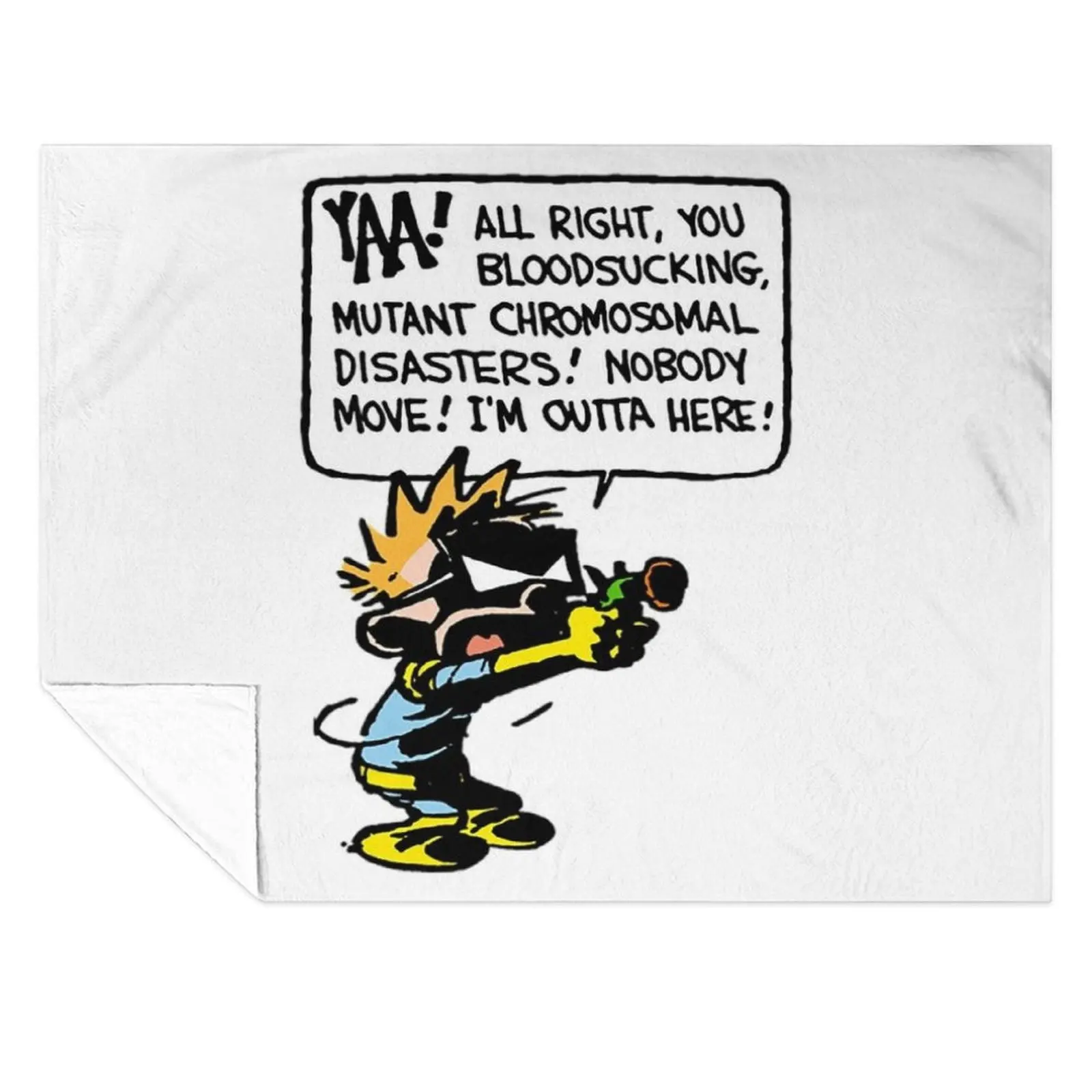 

Calvin And Hobbes T-ShirtSPACEMAN SPIFF - 2.0 Throw Blanket Luxury Throw Thins decorative Blankets