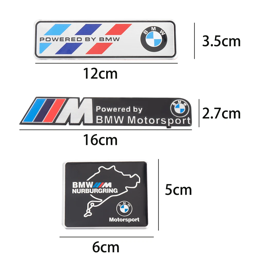 1pcs Car Rear Tail Trunk Bumper Emblem Decoration Stickers For BMW E36 E39 E46 E60 E90 E90 F01 F10 F30 E93 G01 G20 G21 G30 G11