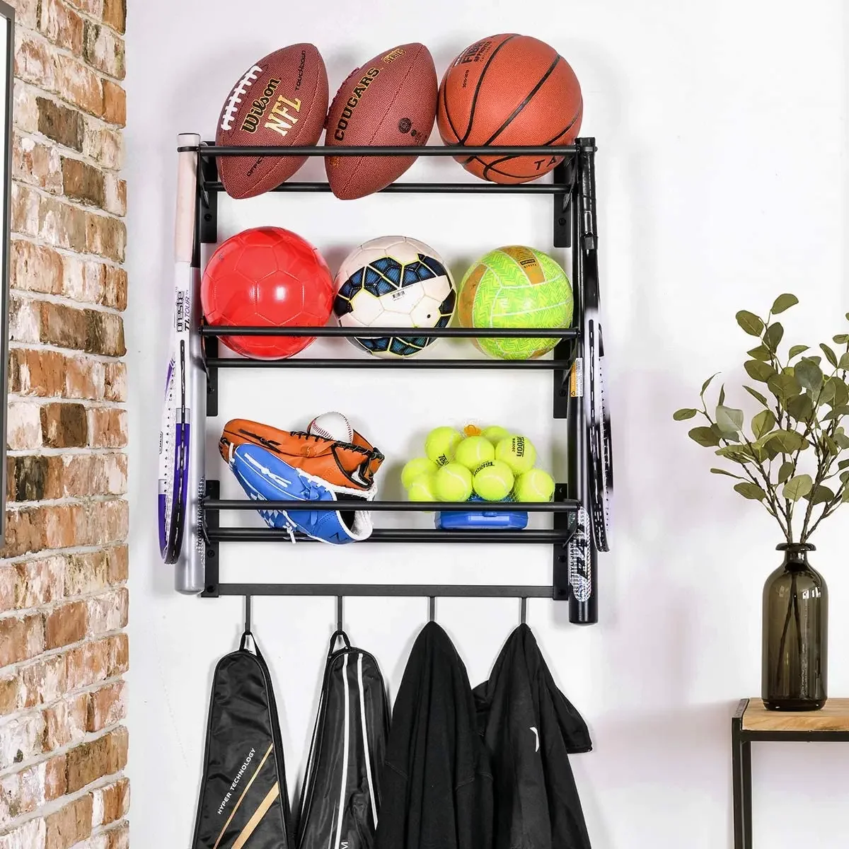 

Sports Equipment Storage Rack for Baseball/Basketball