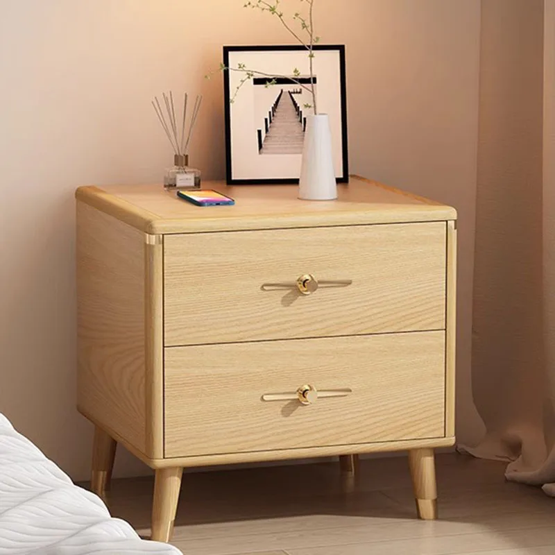 Bedside Table Wood Auxiliary Side Bed Room Cabinet Narrow Storage Headboard Hanging Gamer Bedroom Mini Desk Nachttische  Night