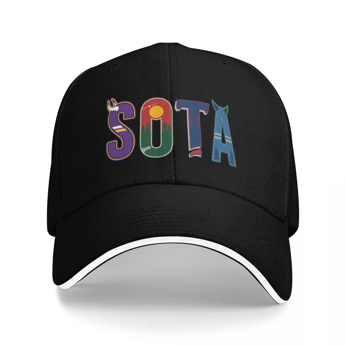 

Minnesota SOTA City Design Baseball Cap sun caps Luxury Hat Sun Hats For Women Men's