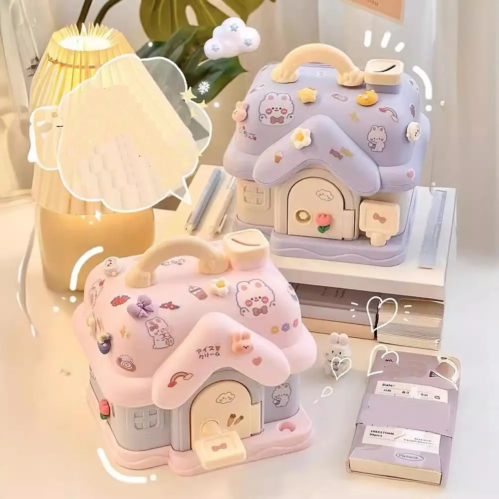 

Money Storage Money Box Handmade Reusable Children's Piggy Bank DIY Crafts Coin Tray Storage Case Helps The Habit of Saving