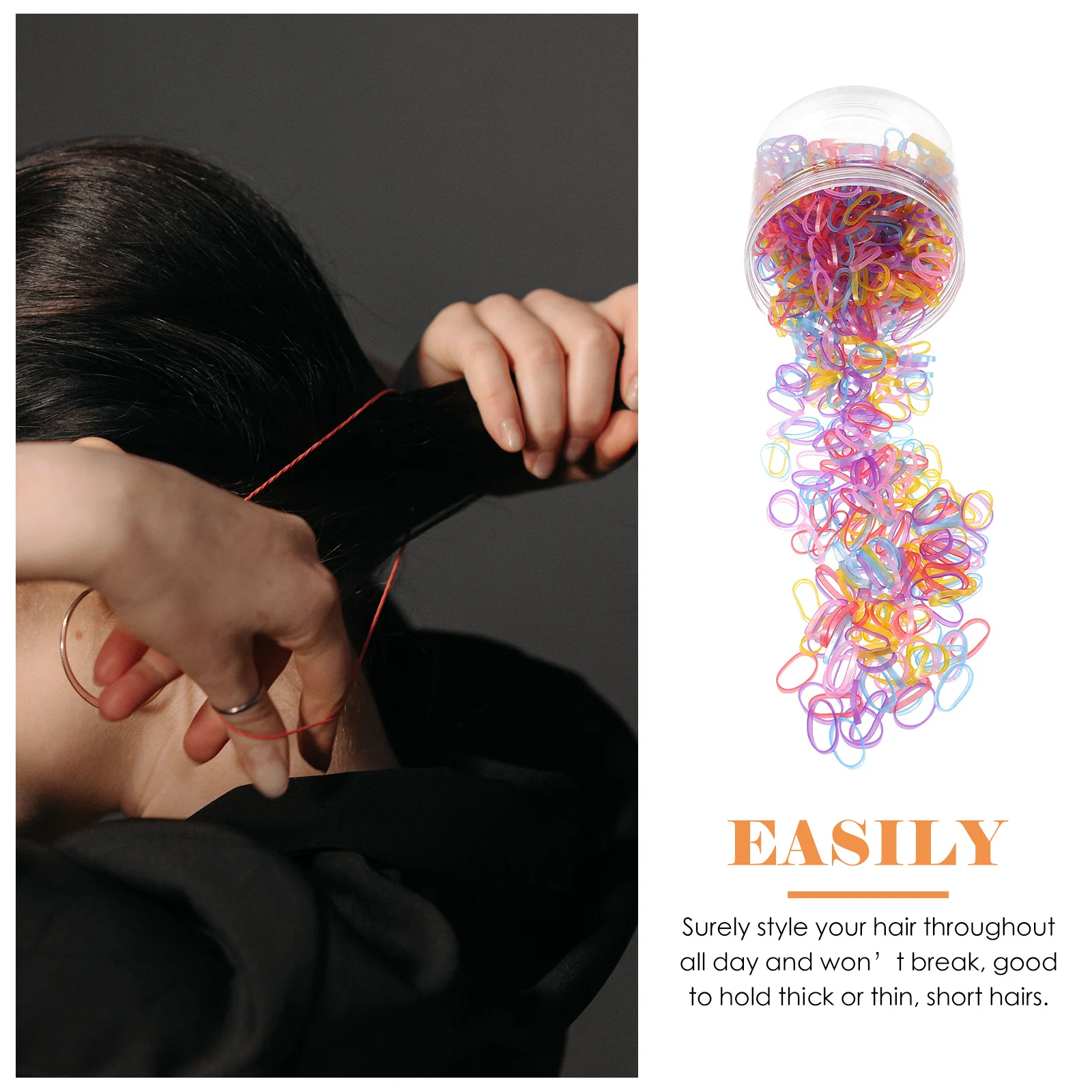 

Cat Dog Hair Ties Colorful Rubber Bands for Pet Grooming Versatile and Disposable Elastic Bands Pet Hair Tie Puppy Elastics Ties