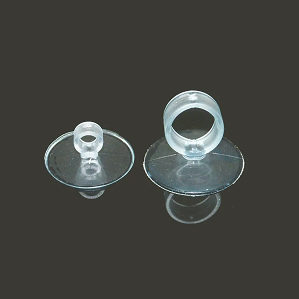 

20pcs 2.5Cm Transparent Pvc Suction Cups Strong Adhesive Aquarium Mounting Clips For Fish Tank Glass Wire Holder