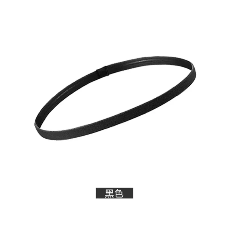 1/5/20Pcs Simple Elastic Headbands Unisex Sports Hairband Non-Slip Silicone Strip Sweat Guide Yoga Running Fitness Accessories image 6