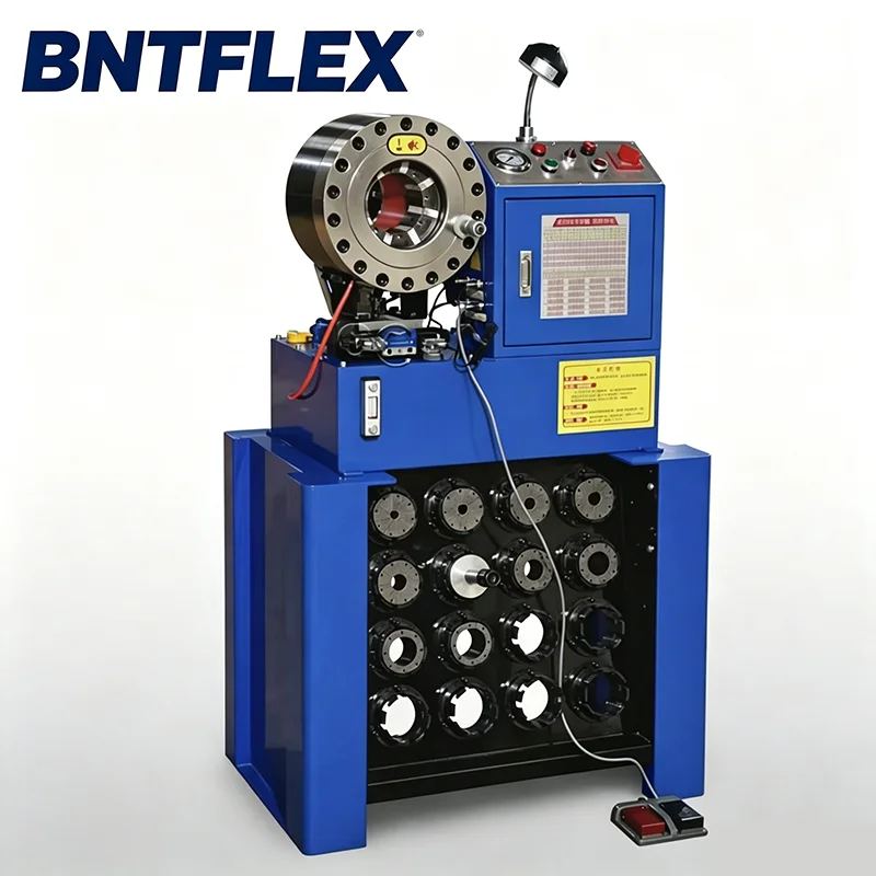 Factory Sales Newest Design BNTP69 Hose Crimping Machine Portable Hydraulic Hose Crimping Machine with Fast Change Dies Tool