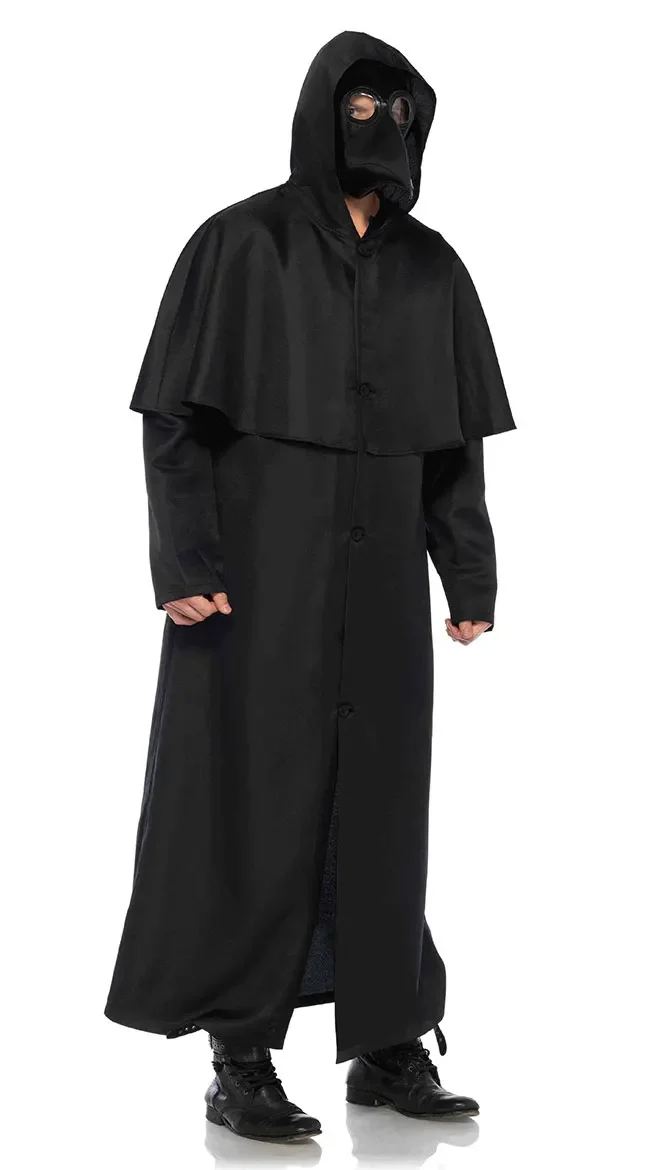 Vendita calda Costume da festa di Halloween Mantello della morte Cosplay Vestiti da fantasma Multi mantello Mantelli con cappuccio per costumi per adulti Mantello da vampiro