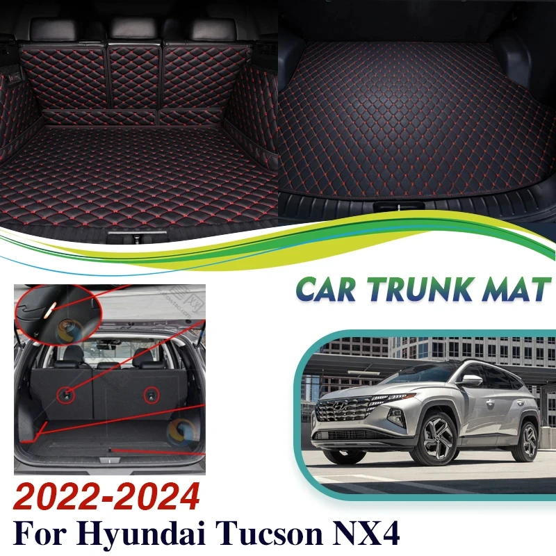 

Car Rear Trunk Mats For Hyundai Tucson Tu-són NX4 LWB 2022 2023 2024 Waterproof Pads Carpets Car Mats Tappetini Car Accessories