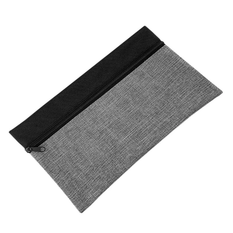 N3UC Large Capacity Pencil Case 24x12cm Polyester Pen Pouches Portable Pencil Case Travel Cosmetic Storage Bag for Student