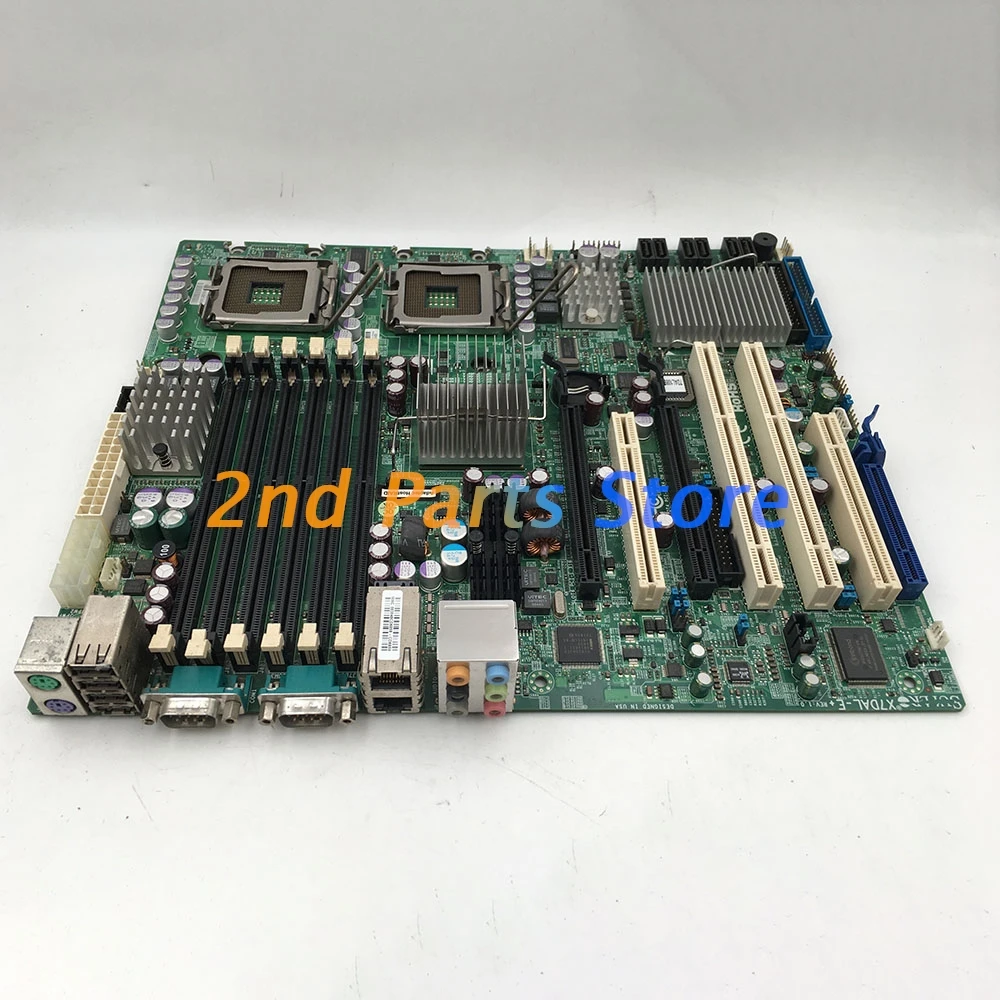 Workstation Motherboard For SUPERMICRO X7DAL-E LGA771 5000X DDR2 REV 1.0 1.1 ATX 4PIN*8PIN*24PIN
