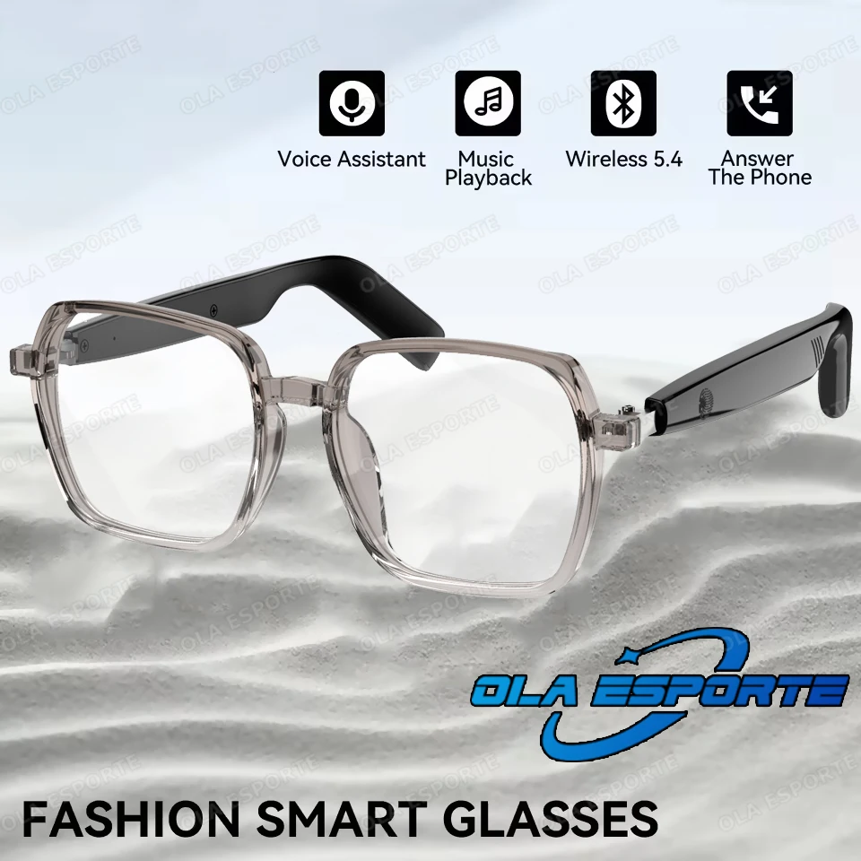 

Умные очки 2025, Bluetooth-солнцезащитные очки, AI Voice Assistant, умные сенсорные музыкальные наушники, водонепроницаемые умные очки для спорта на открытом воздухе