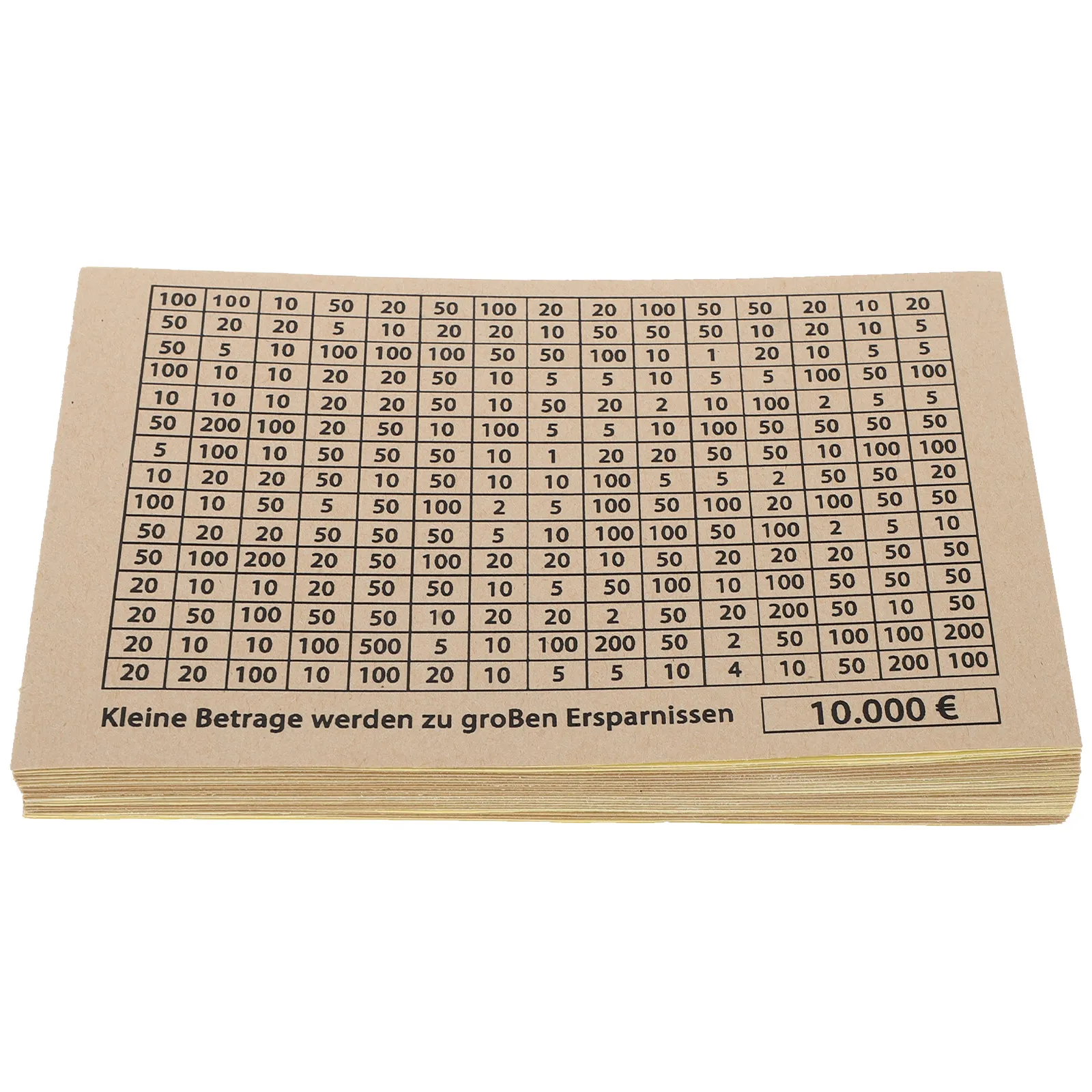 50Sheets Savings Box Stickers Money Saving Challenge Strategy Sheet Budgeting Tracker Charts Replaceable Saving Number Stickers