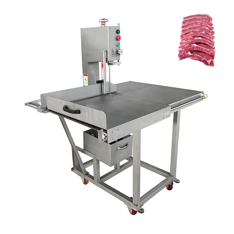 

High Quality Electric Meat Bone Cutting Saw Machine Automatic Meat and Bone Cut Butcher Band Saw Machine