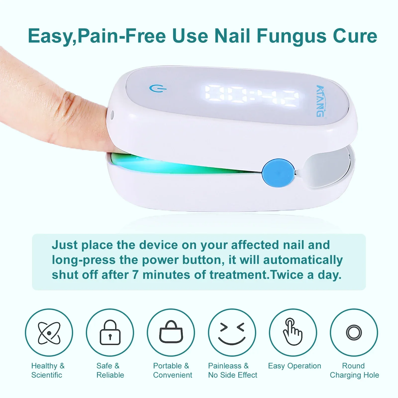 Portable Infrared Light 905nm Toe Nail Fungus Treatment Onychomycosis Toenail Removal Hand & Feet Care Product