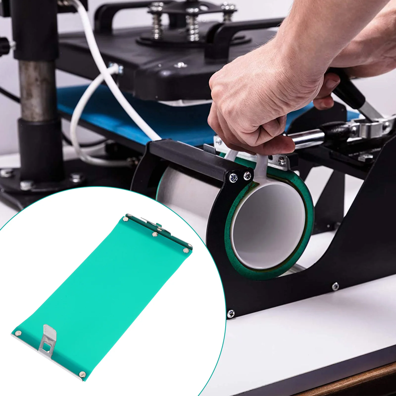 

3D Sublimation Silicone Mold Transfer Clamp Silicone Mug Holder Reusable Mug Wrap Mold High Temp Art Supplies