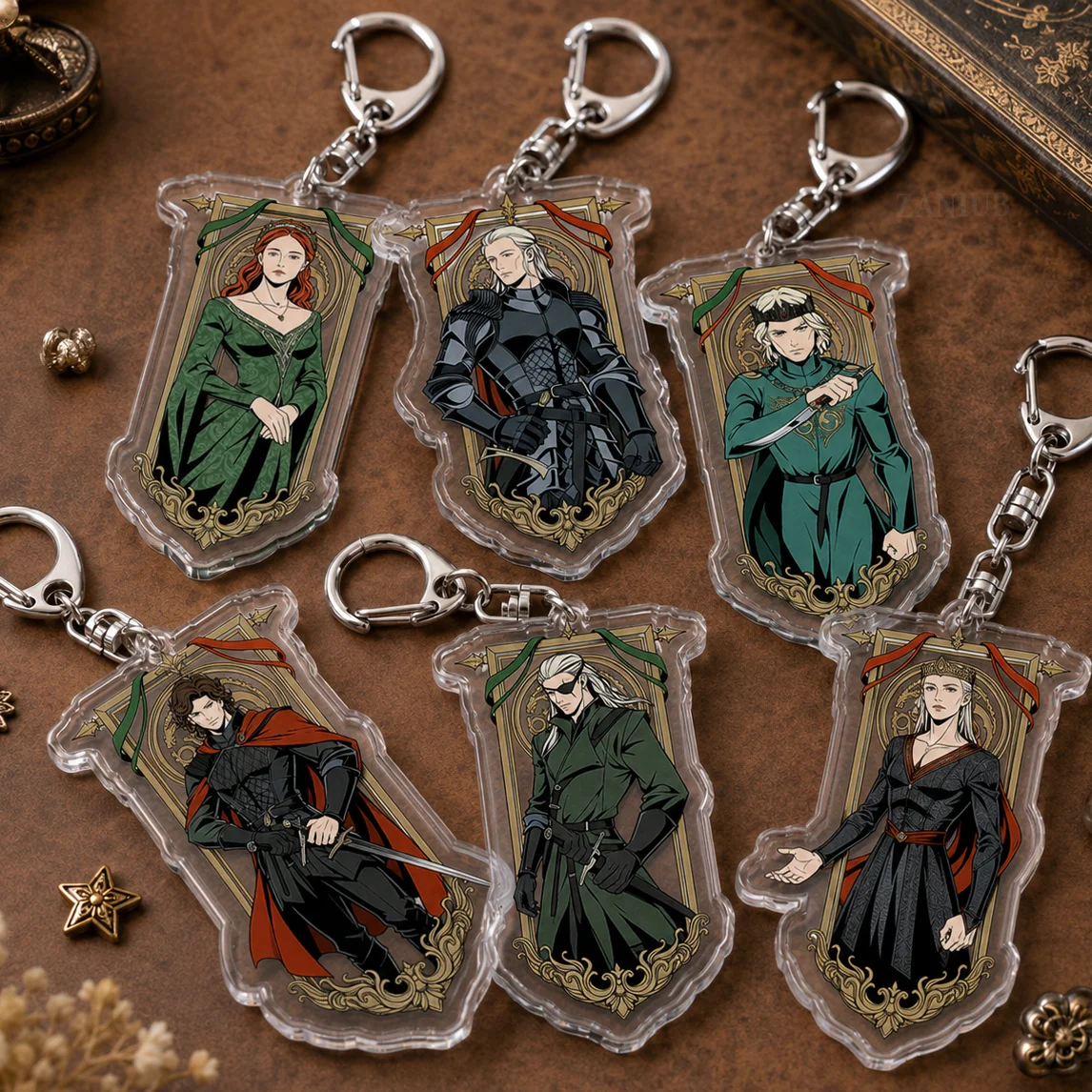 Popular TV Show Characters Figures Keychains Jewelry Key Rings Keyrings Yoga Purse Phone Bag Charm Fans Friends Gifts