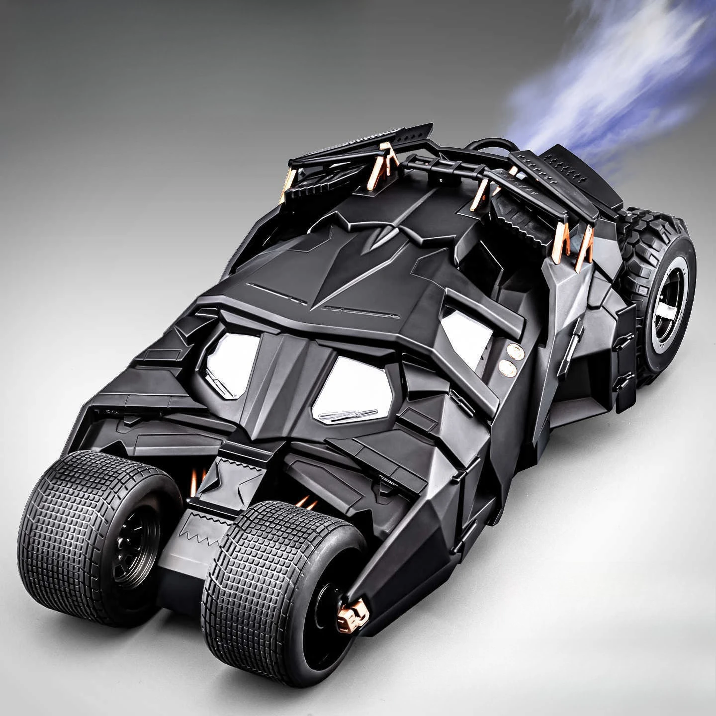 1:18 Bat Dark Knight Spray Alloy Car Model Simulation Chariot Ornament Children's Toy Gifts Wholesale