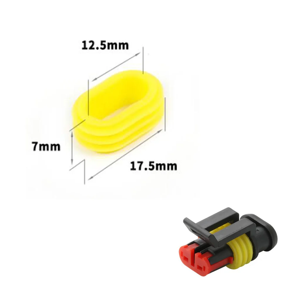 Joint d'étanchéité en caoutchouc pour automobile, borne de connecteur étanche, prise de broche, 500 pièces, 880810