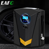 150PSI Car Tire Inflator 12V DC Portable Air Compressor for Truck Motorcycle Bike Tires Digital Pressure Gauge Fast Inflation