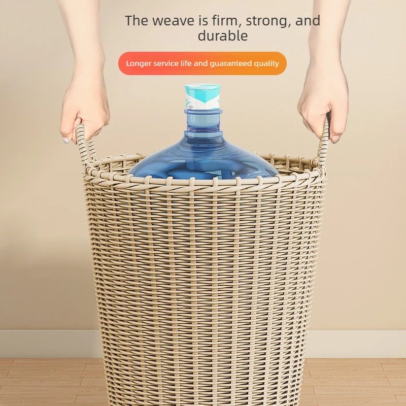 Large Laundry Hamper for Bathroom Dirty Clothes Storage Basket with Handle Sturdy Collapsible-Free Bin for Laundry Room & Home