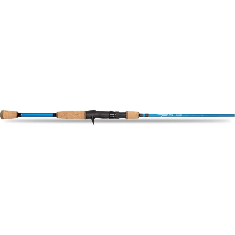 QTemple Fork Outfitters TFO 3-Piece Angler Fast Action Freshwater/Saltwater Fishing Spinning/Casting Rods