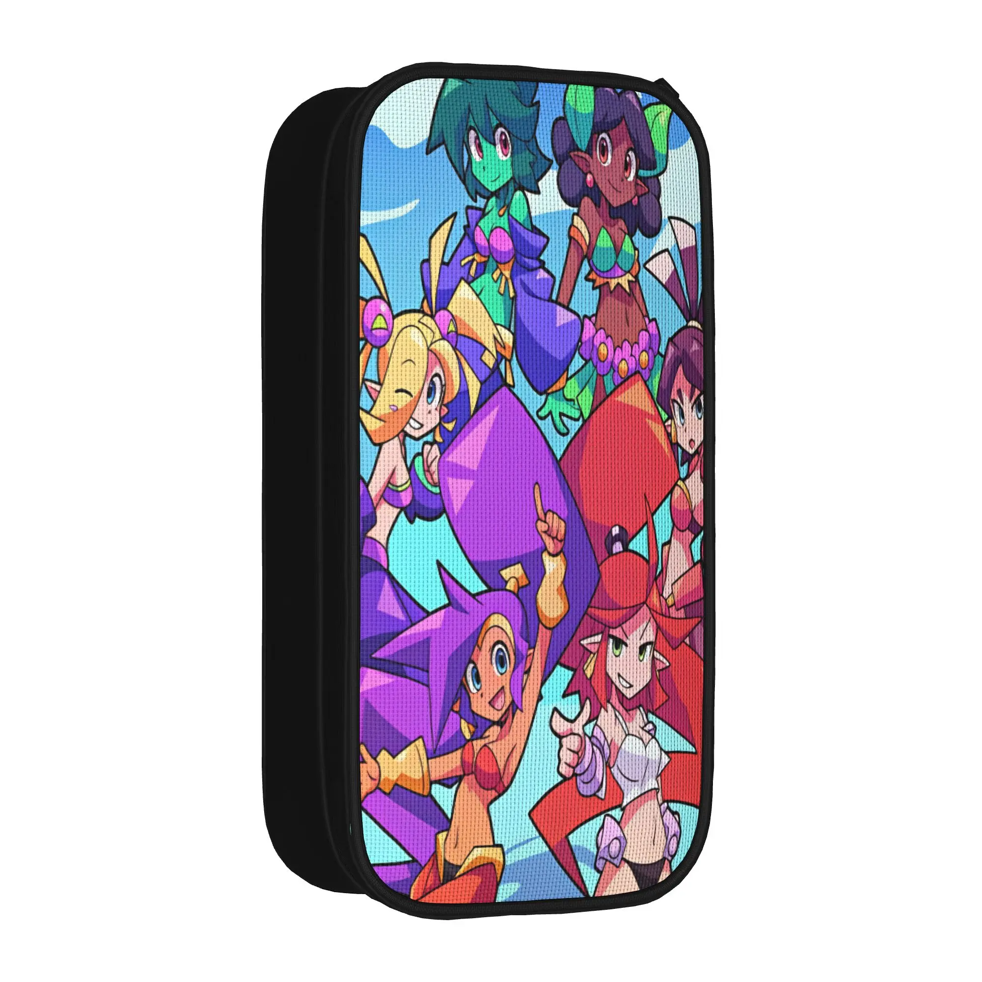 Vintage Pencil Case Shantae Half Genie Pencil Box  Back To School Pencil Cases Boy Girl Zipper Graphic Stationery Organizer