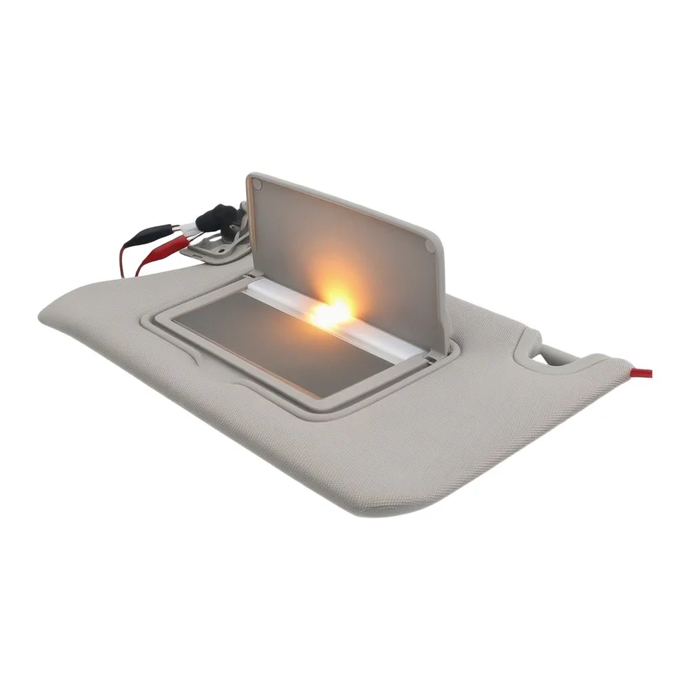 Direct Fit Left Driver Side Sun Visor Featuring for LED Illumination and Mirror for Nissan Altima 2013 2014 2015 2016 2017 2018