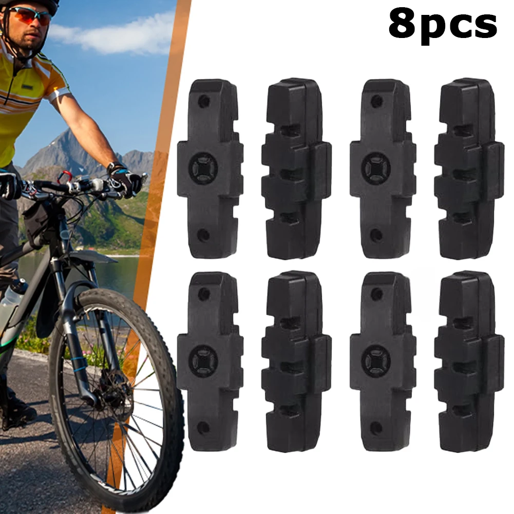 8 pçs sapatos de freio de bicicleta para magura hs11/ hs22/ hs33 freios compatibilidade alto desempenho premium pastilha de freio de bicicleta