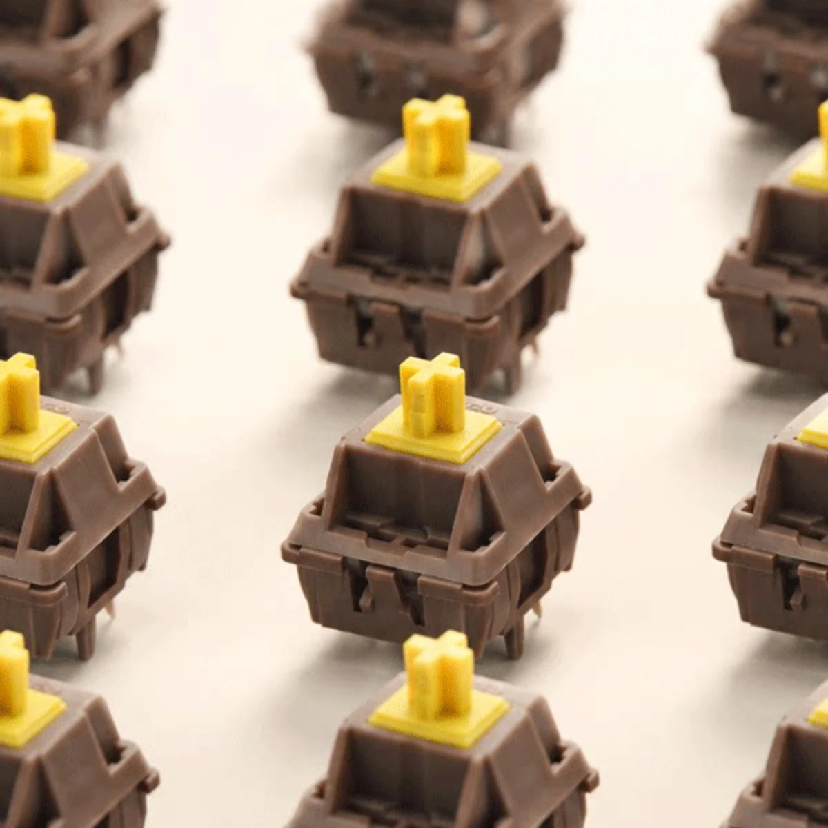 Torrero Light Tactile Switch - 50g Bottom-Out, Pre-Lubed 5-Pin Hot-Swap Proprietary POM Stem for MX Mechanical Keyboard