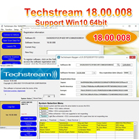 V18.00.008 Active Code Work With MINI VCI ForToyota OTC Auto Scanner TIS Techstream 18.00.008 For MINI-VCI J2534 OBD2 Interface