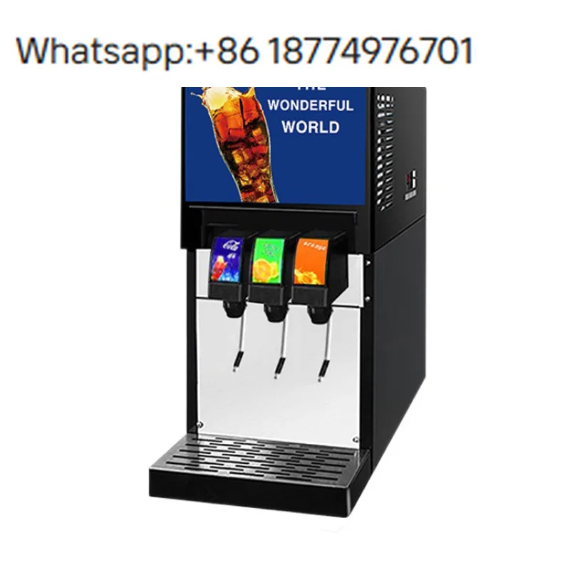 

Портативный полностью автоматический диспенсер для газированных напитков и соков из нержавеющей стали для ресторанов и баров, аппарат для приготовления безалкогольных напитков