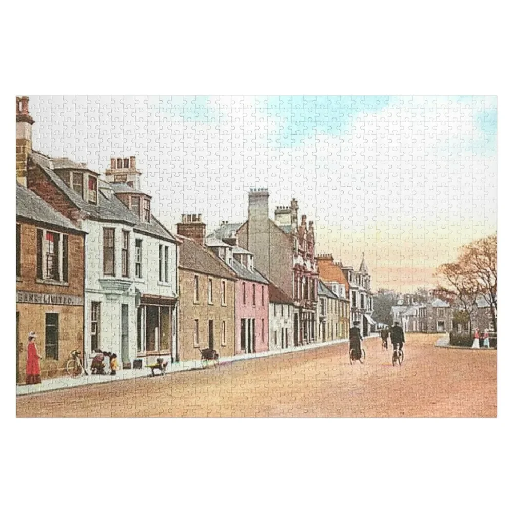 

Винтажная иллюстрация High Street, Elie, Fife, головоломка, детская игрушка, головоломка для детей, игры для детей, персонализированные подарки, головоломка