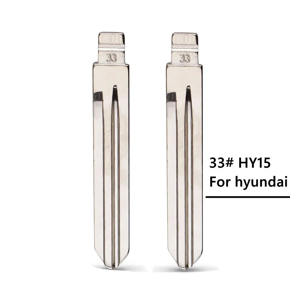 20pcs HYN14R HY15 #33 Key Blade for Keydiy KD Xhorse VVDI Uncut Blank Flip Remote blade for hyundai