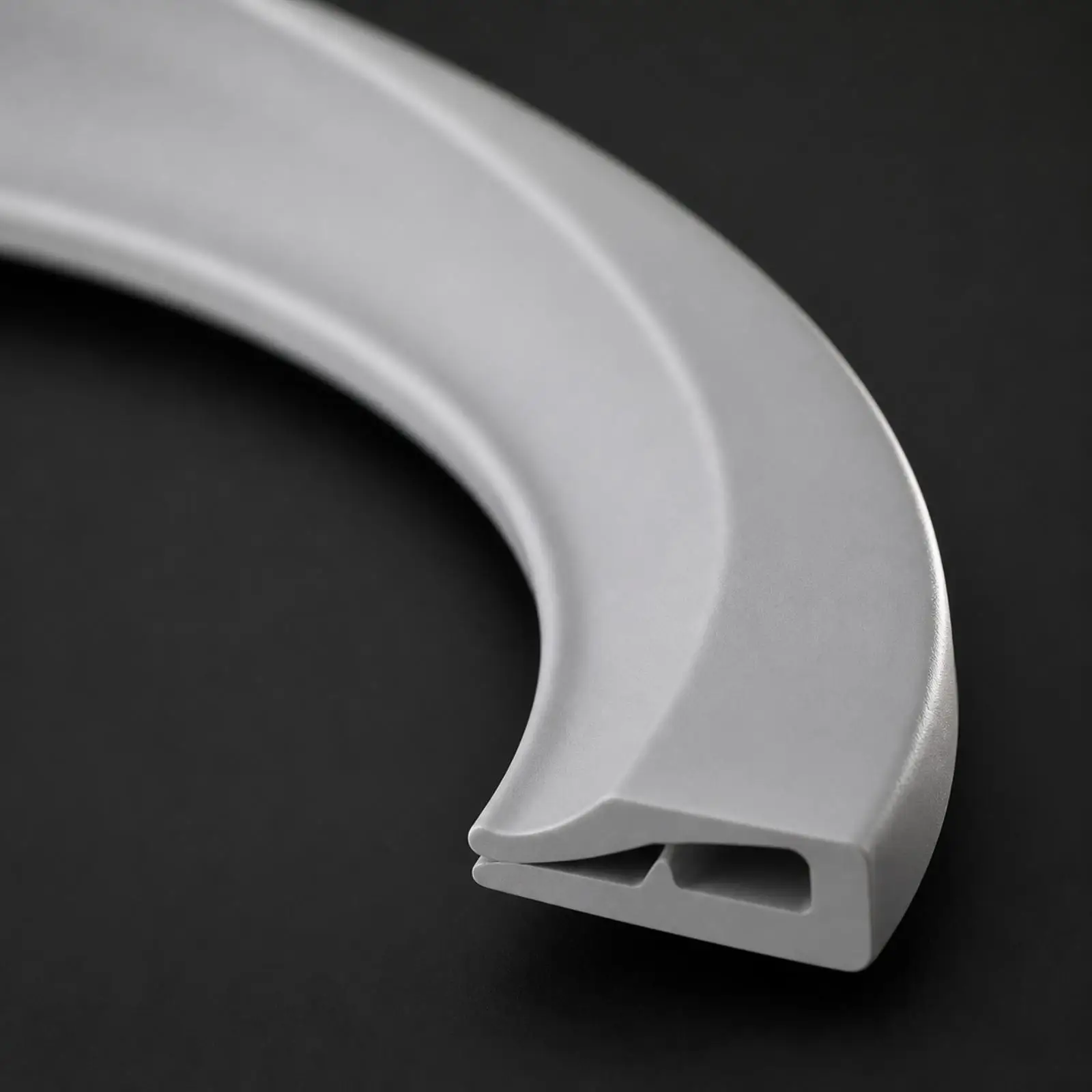 Silicone Plate Rim Anti Spill Food Catcher for Toddlers Seniors Curved Edge Dining Helper