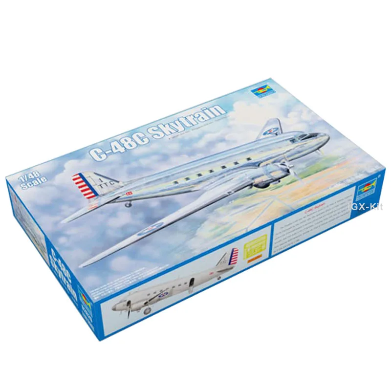 

Trumpeter 02829 1/48 US C48C C-48C Skytrain Military Transport Plane Airplane Aircraft Toy Gift Plastic Assembly Model Kit