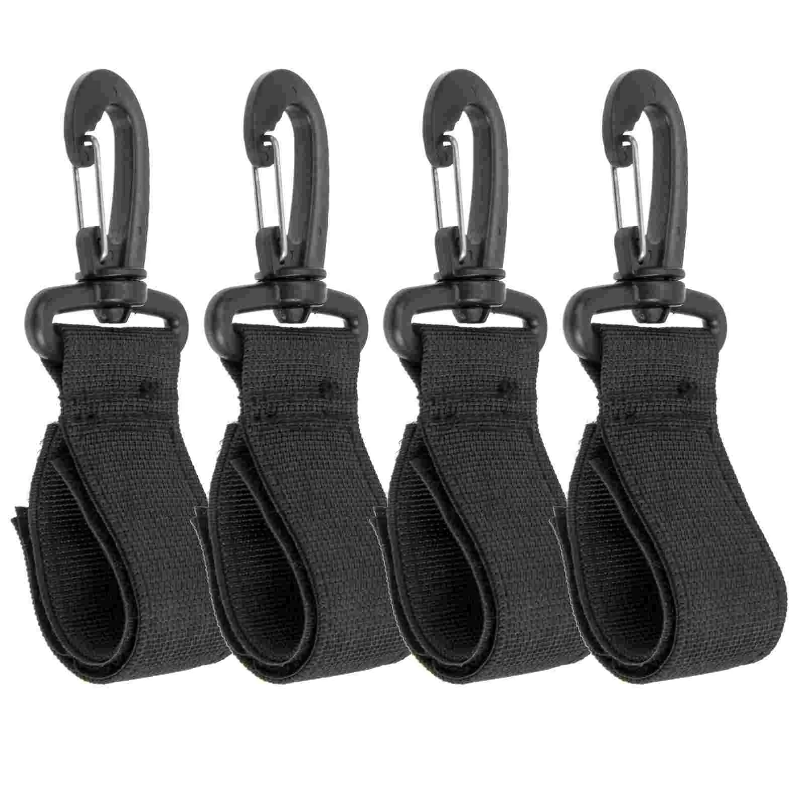 

4 Pcs Kayak Paddle Rack Wear-resistant Holders Straps Canoe Hook Fixing Buckles for Professional