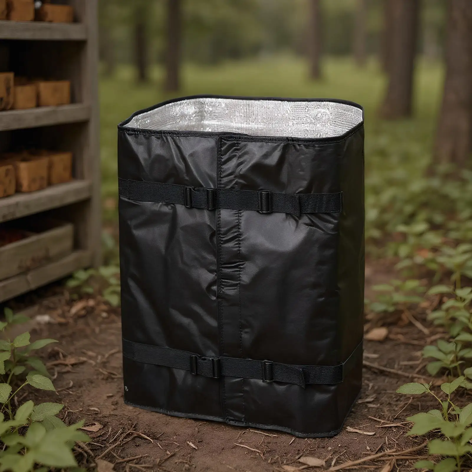 خلية النحل الشتاء غطاء للحماية مقاوم للماء الدافئة خلية النحل العزل التفاف يندبروف قابلة لإعادة الاستخدام لوازم تربية النحل لأصحاب المزرعة #1