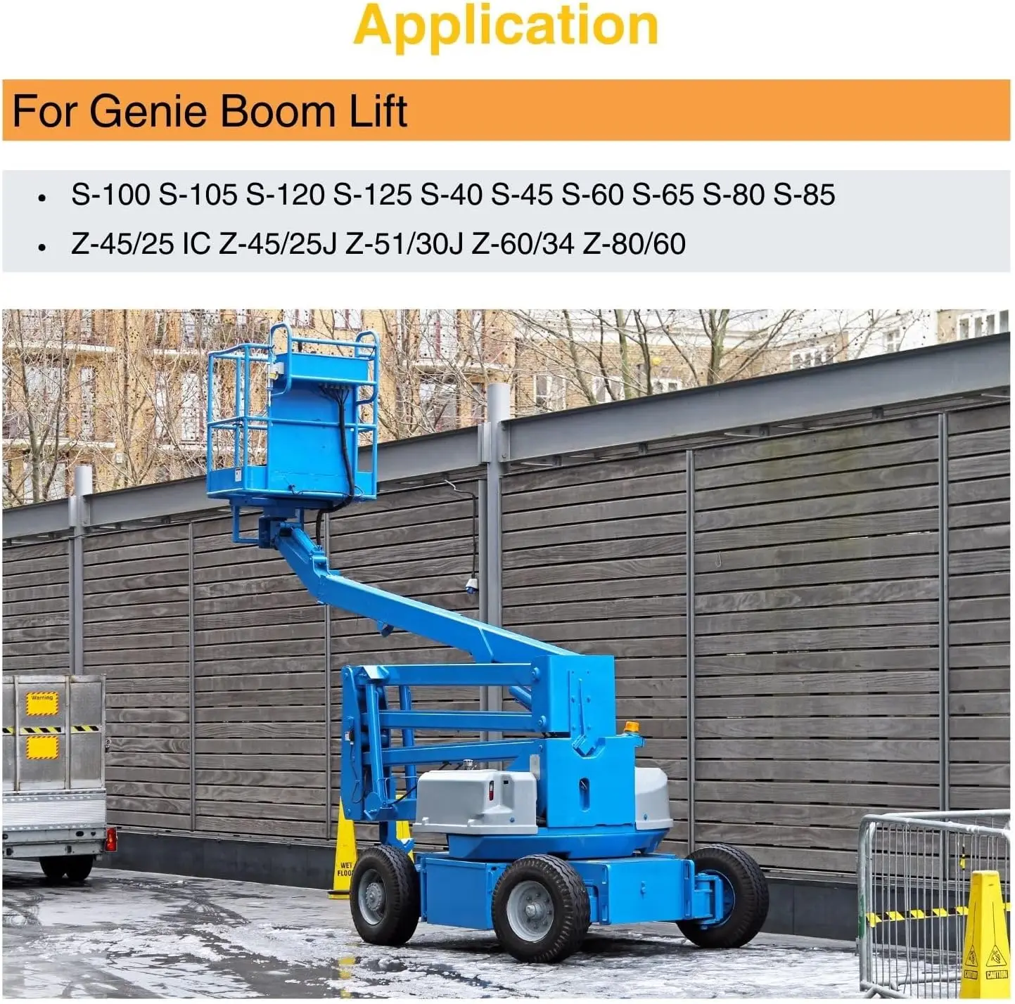 Dual Axis Joystick w/ Wire Harness Scissor Lift Controller 111417 Compatible with Genie Lift S-100 S-105 S-120 S-125 S-40 S-45