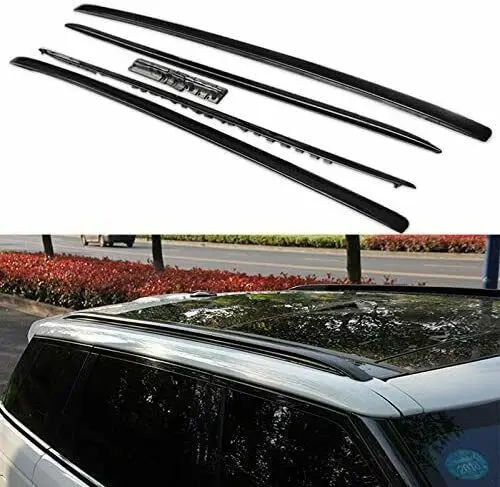 Black Aluminum Roof Rails Bar Rack for Range Rover SPort L494 2014 2015 2016 2017 2018 YH-C-003 ABS Plastic