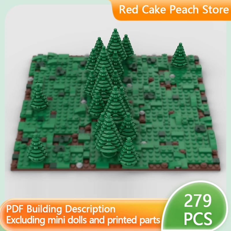 

Модель «Городская улица» MOC: Конструктор из кирпичиков «Боевая площадка с живой изгородью», модульная технология, развивающая игрушка для детей, подарок на праздник, набор для сборки