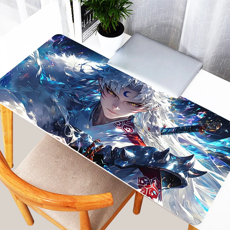 Large Mouse Pad Inuyasha Anime Extended Mouse Pad Smooth Gamer Keyboard Pad HD Print Gaming Accessories PC Computer Mousepads